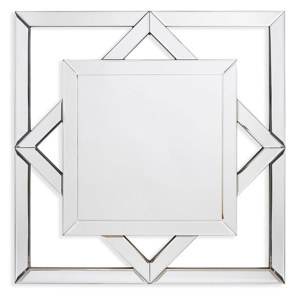 Luxe Geo Square Wall Mirror