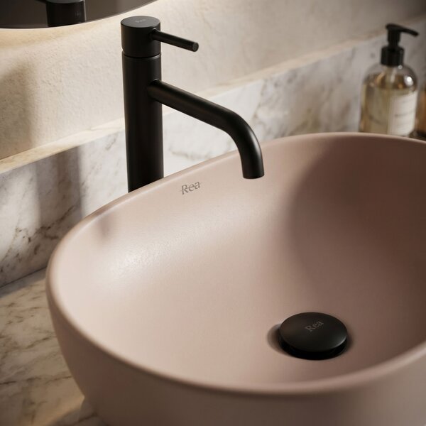 Countertop washbasin Rea Focus Taupe
