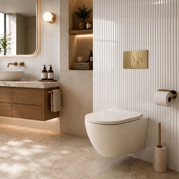 Toilet bowl REA Focus Tornado Creme