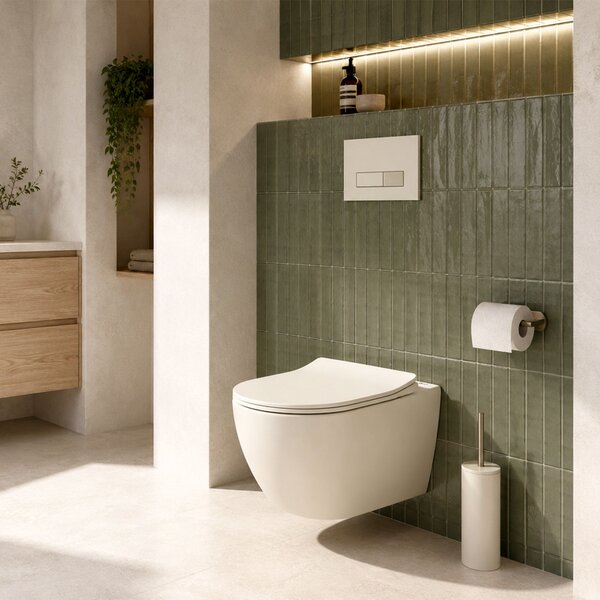 Toilet bowl REA Focus Tornado Creme