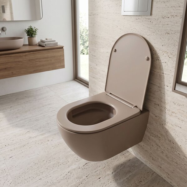 Toilet bowl REA Focus Tornado Taupe