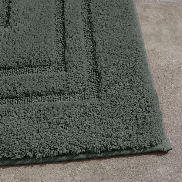 Luxury Cotton L Shaped Shower Mat