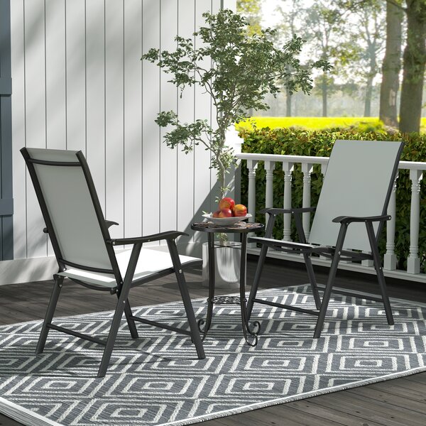 Outsunny Mosaic Garden Table, 35.5 cm Round Outdoor Table with Shelf, Ceramic Tile Top, Bistro Table Plant Stand for Indoor, Patio, Balcony, Orange