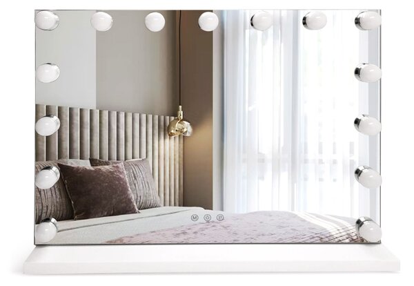 Mirror LED HOLLYWOOD White
