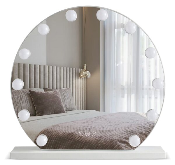Mirror LED HOLLYWOOD White 50 cm