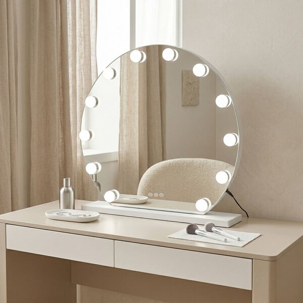 Mirror LED HOLLYWOOD White 50 cm