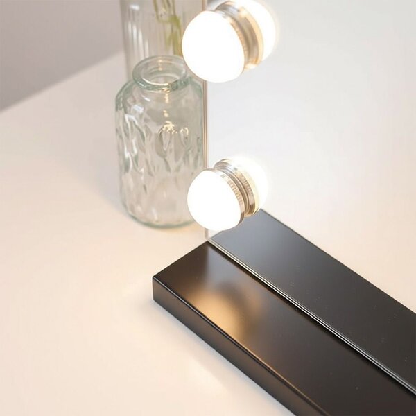 Mirror LED HOLLYWOOD Black 80x60