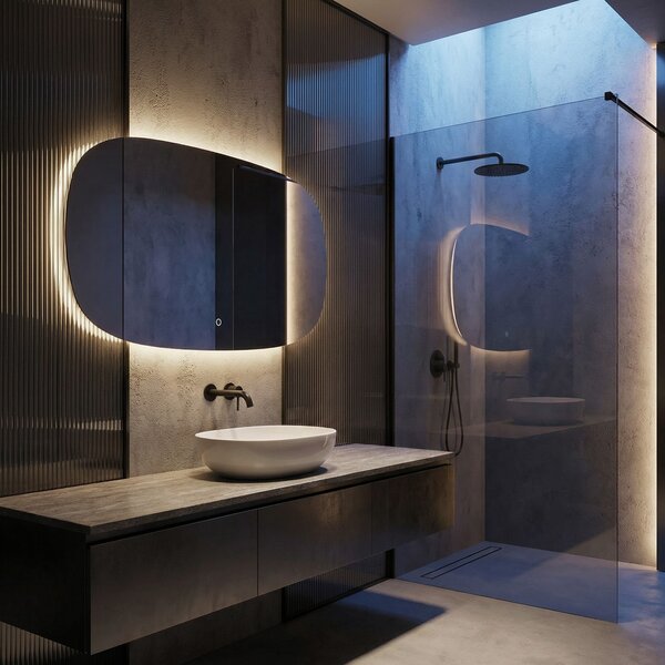 Mirror LED 100x60cm TOP-4