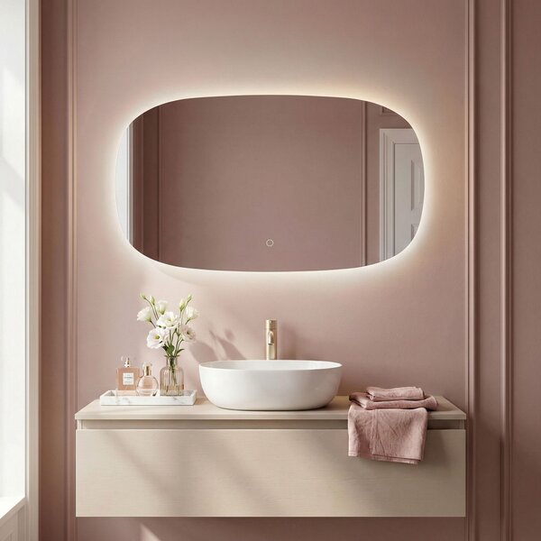 Mirror LED 100x60cm TOP-4