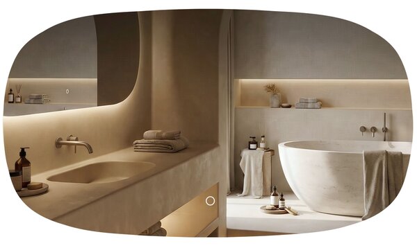Mirror LED 100x60cm TOP-4