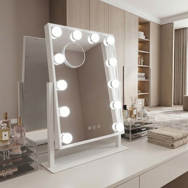 Mirror LED STYLE White 30x40