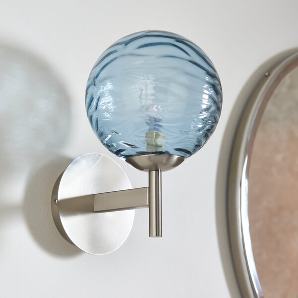 Aqua Bathroom Wall Light