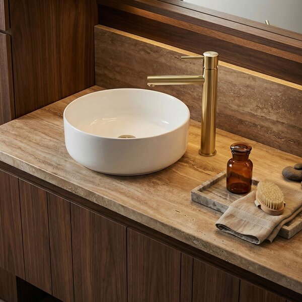 Bathroom faucet Rea Tess Brush Gold High