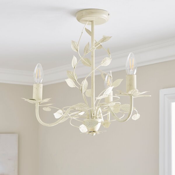 Chantelle Floral 3 Light Chandelier