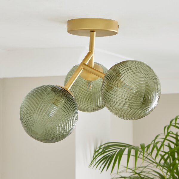 Cohen 3 Light Semi Flush Ceiling Light