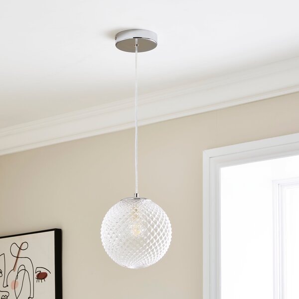 Vaughn Globe Glass Pendant Light