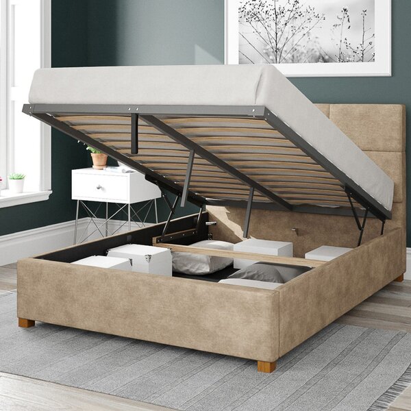 Caine Kimyo Ottoman Bed Frame, Linen