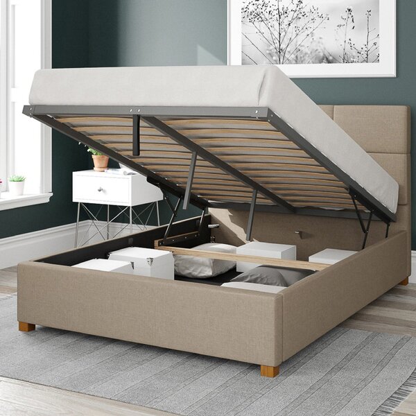 Caine Eire Ottoman Bed Frame, Linen