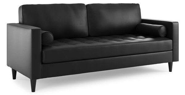 Zoe Faux Leather 3 Seater Sofa