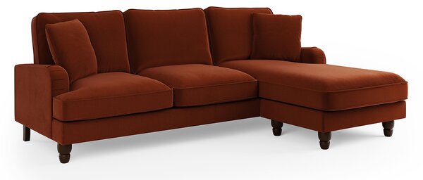 Beatrice Matte Velvet Corner Sofa