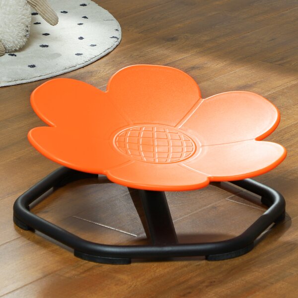 AIYAPLAY Sensory Spinning Chair for Autism Kids Coordination & Balance, Orange Aosom UK