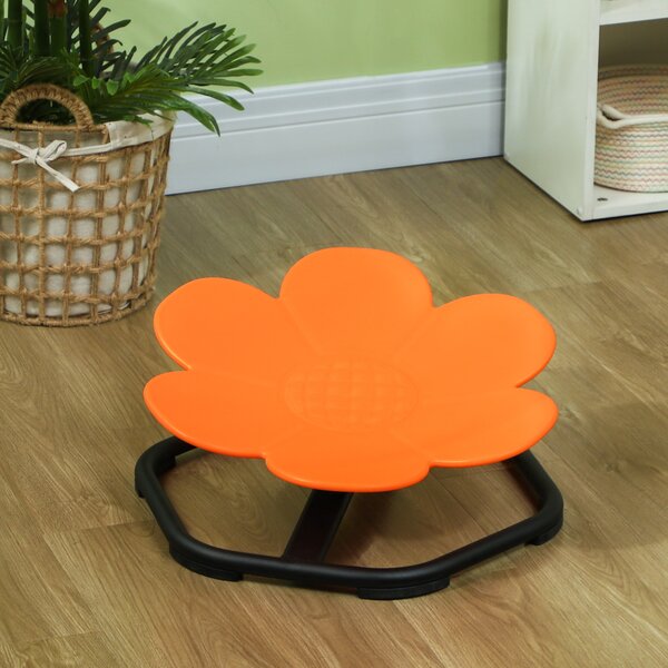AIYAPLAY Sensory Spinning Chair for Autism Kids Coordination & Balance, Orange Aosom UK