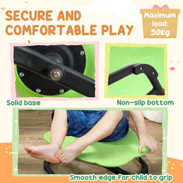 AIYAPLAY Elephant Shape Spinning Chair for Autism 3-6 Years Old Aosom UK