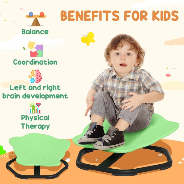 AIYAPLAY Elephant Shape Spinning Chair for Autism 3-6 Years Old Aosom UK