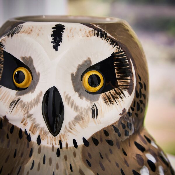 Owl Ceramic Vase