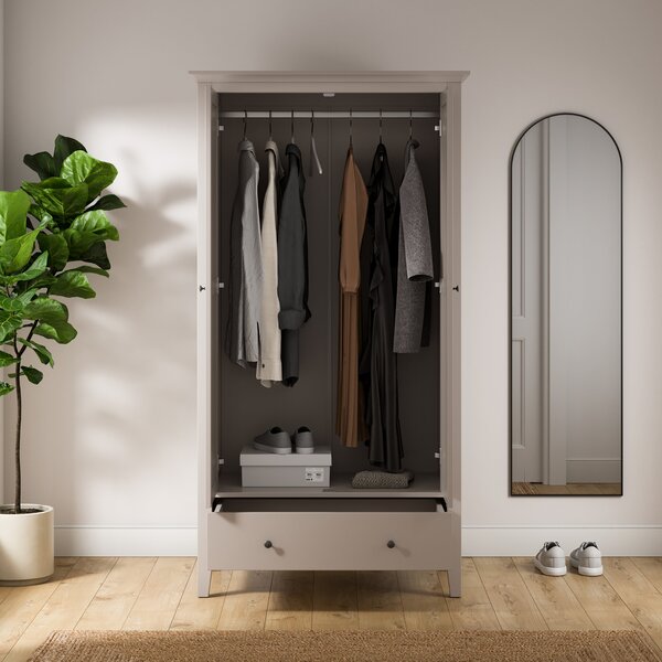 Lynton Double 1 Drawer Wardrobe