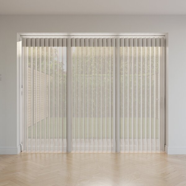 Mirage Cordless White Vertical Blind