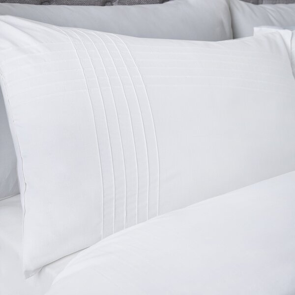 Serene Amalfi White Duvet Cover and Pillowcase Set