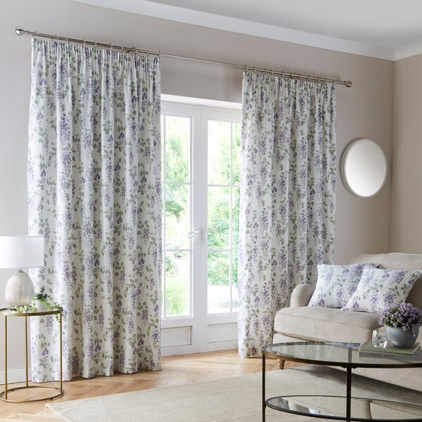 Wisteria Pencil Pleat Curtains