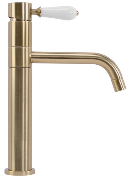 Bathroom faucet Rea Serra Brush Gold low