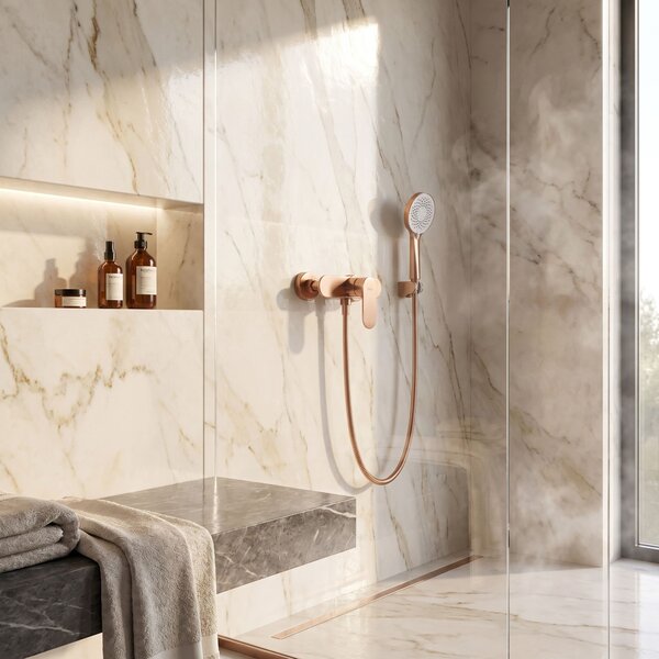 Shower faucet REA DROP Brush Copper