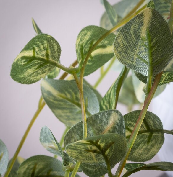 Artificial Trailing String of Hearts in Ceramic Plant Pot