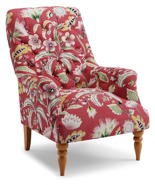 Bibury Button Joy Floral Print Occasional Armchair