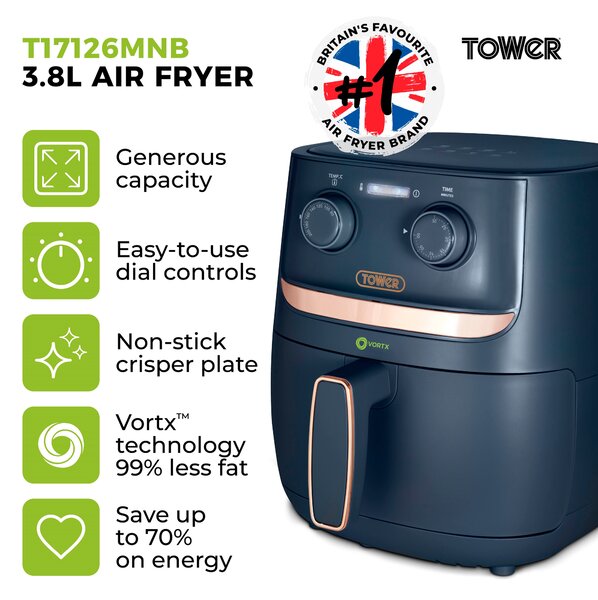 Tower Vortx 3.8L Colour Air Fryer