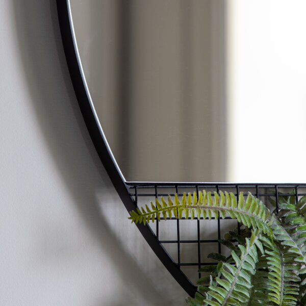 Otley Mesh Round Wall Mirror