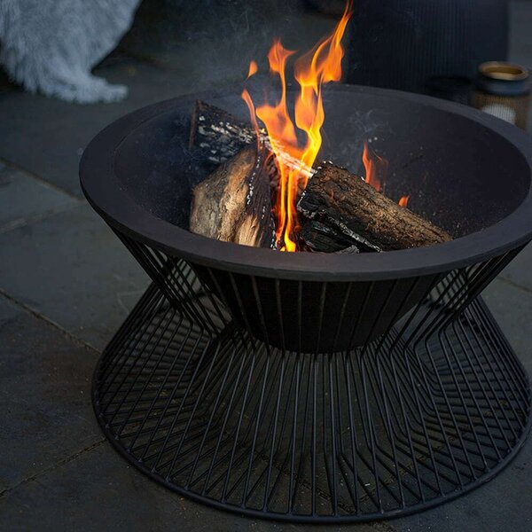 La Hacienda Milan Firepit, Black