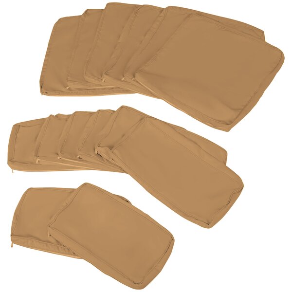 Outsunny 14 Pcs Outdoor Cushion Set - Beige