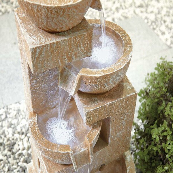 Easy Fountain Sparkling Bowls Water Fountain with LEDs