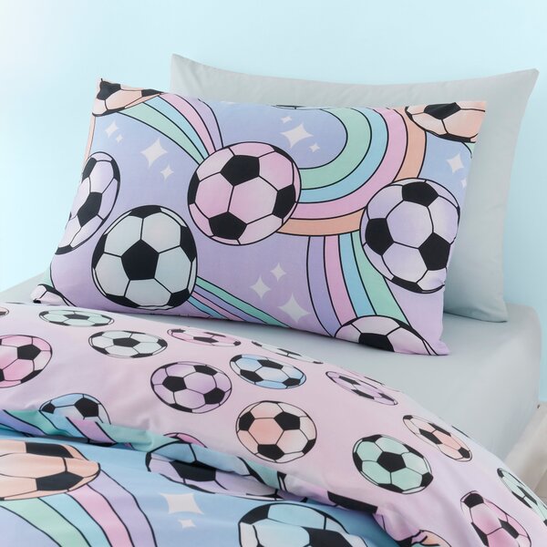 Football Ombre Duvet Cover and Pillowcase Set