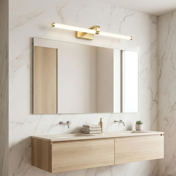 Bathroom LED wall sconce APP1886-1W 60cm BRUSH GOLD