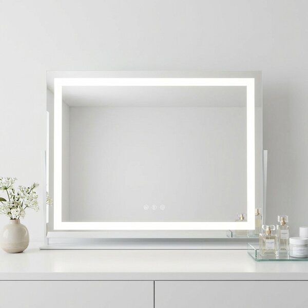 Mirror LED STUDIO White 58x45