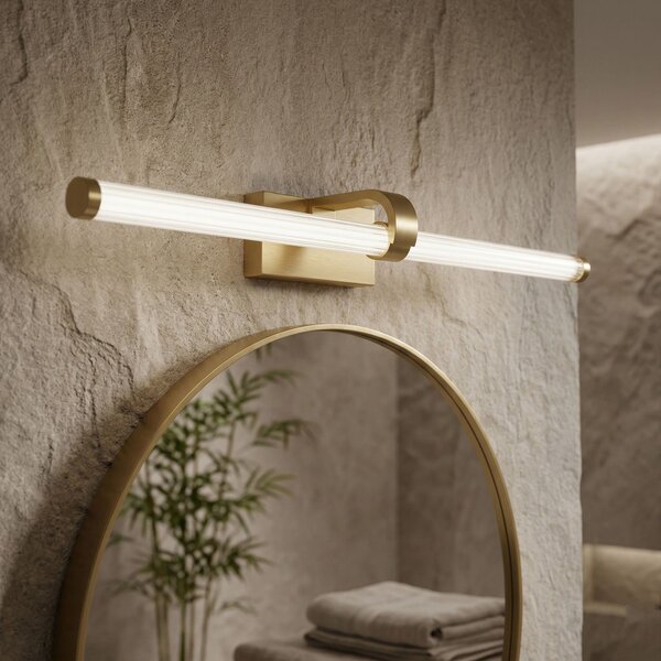 Bathroom LED wall sconce APP1886-1W 60cm BRUSH GOLD
