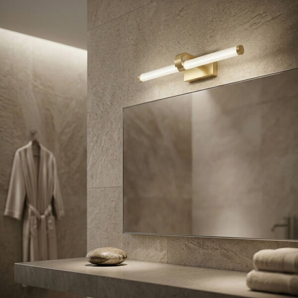 Bathroom LED wall sconce APP1885-1W 40cm BRUSH GOLD