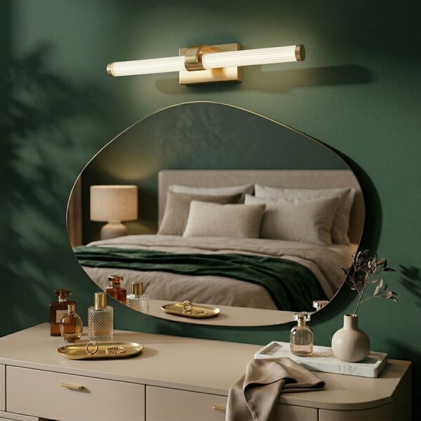 Bathroom LED wall sconce APP1885-1W 40cm BRUSH GOLD