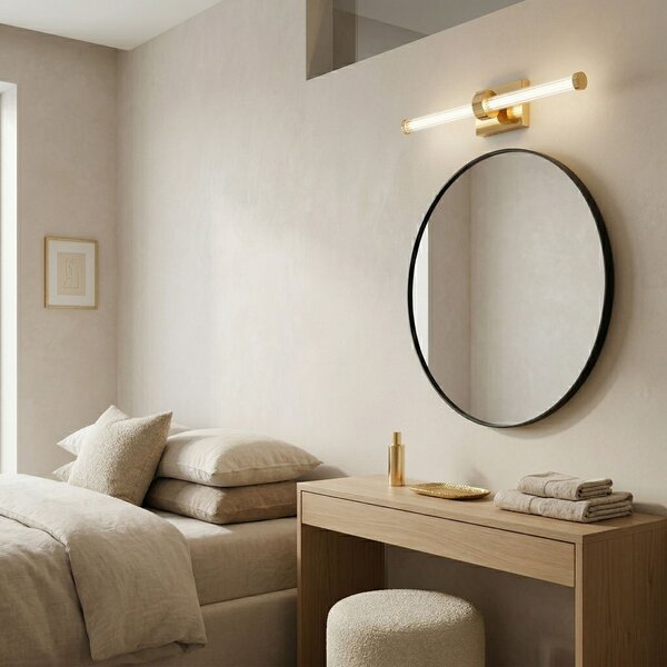 Bathroom LED wall sconce APP1883-1W 40cm GOLD