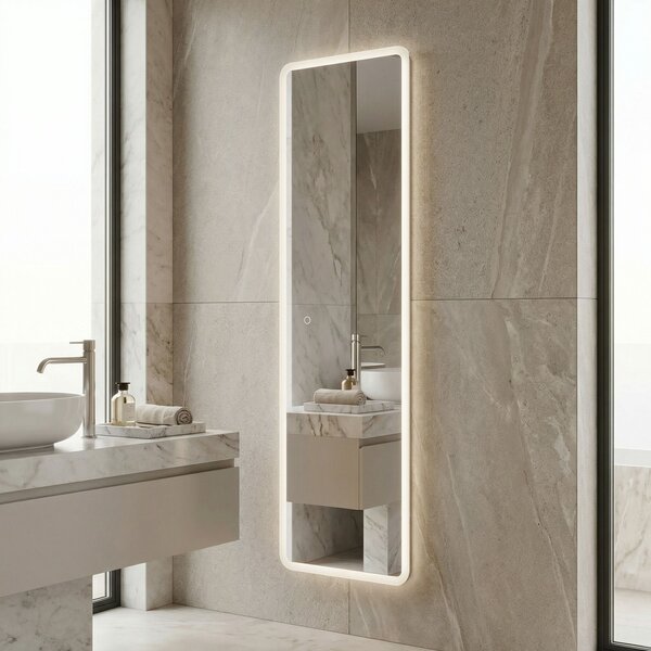Mirror LED 150x50cm MOL-SQ